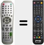 Replacement remote control for RC-999