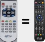 Replacement remote control for E100-CI