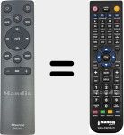 Replacement remote control for EN205GH1H