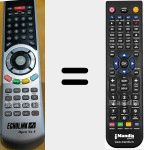 Replacement remote control for Open Vu 3