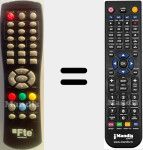 Replacement remote control for T90