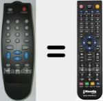 Replacement remote control for KF-8666A