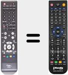 Replacement remote control for RC82