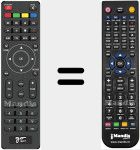 Replacement remote control for GS950T2