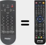 Replacement remote control for HTN19R12R (TV-5620-16)