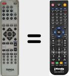 Replacement remote control for HC-5100X
