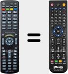 Replacement remote control for HD90 Titan