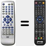 Replacement remote control for REMCON1246