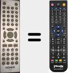 Replacement remote control for T058