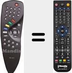 Replacement remote control for RS-101P