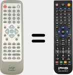 Replacement remote control for IMA001