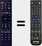 Replacement remote control for Kraftom001