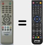 Replacement remote control for LAU001