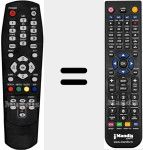 Replacement remote control for LRCS02E