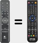 Replacement remote control for LOG008