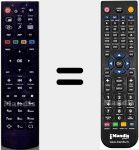 Replacement remote control for MAG 250