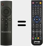 Replacement remote control for Mi-Box