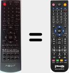 Replacement remote control for Nevir007