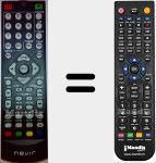 Replacement remote control for NVR2350DVD
