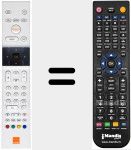 Replacement remote control for REMCON649