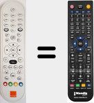 Replacement remote control for RC 1523901-00 B (313923814131)