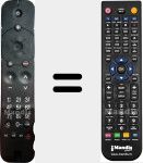 Replacement remote control for ORA002