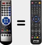 Replacement remote control for ORC001