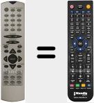 Replacement remote control for RC2540