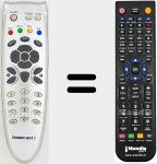 Replacement remote control for RC32HC