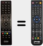 Replacement remote control for RC4610