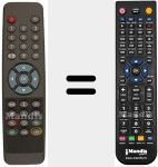 Replacement remote control for RE-1150 C0