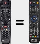 Replacement remote control for REMCON1092