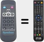 Replacement remote control for REMCON1675