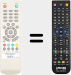 Replacement remote control for RMT-500A (REMCON1942)