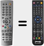 Replacement remote control for RS-521