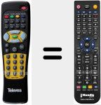 Replacement remote control for RSD 711801