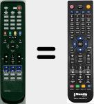 Replacement remote control for RUX8-YC03NB