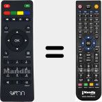 Replacement remote control for SBX442