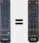 Replacement remote control for 8320