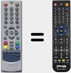 Replacement remote control for MX04