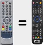 Replacement remote control for MX51