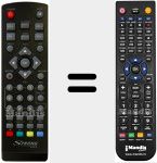 Replacement remote control for SRT5205