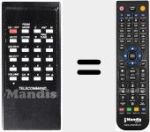 Replacement remote control for COSMOTEC INTERN