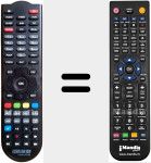 Replacement remote control for TORNADO-V7