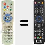 Replacement remote control for Ultima Twm