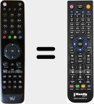 Replacement remote control for Zero