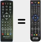 Replacement remote control for i-Box 300