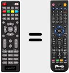 Replacement remote control for MASTER001