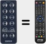 Replacement remote control for RC10A1