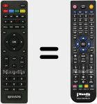Replacement remote control for REVEZ001